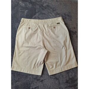 Lacoste 100%‎ Cotton Chino Shorts Mens 48 Beige Classic Preppy Golf Business